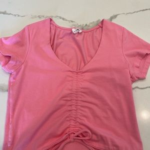 Bubble gum pink CottonOn short sleeve top size XS